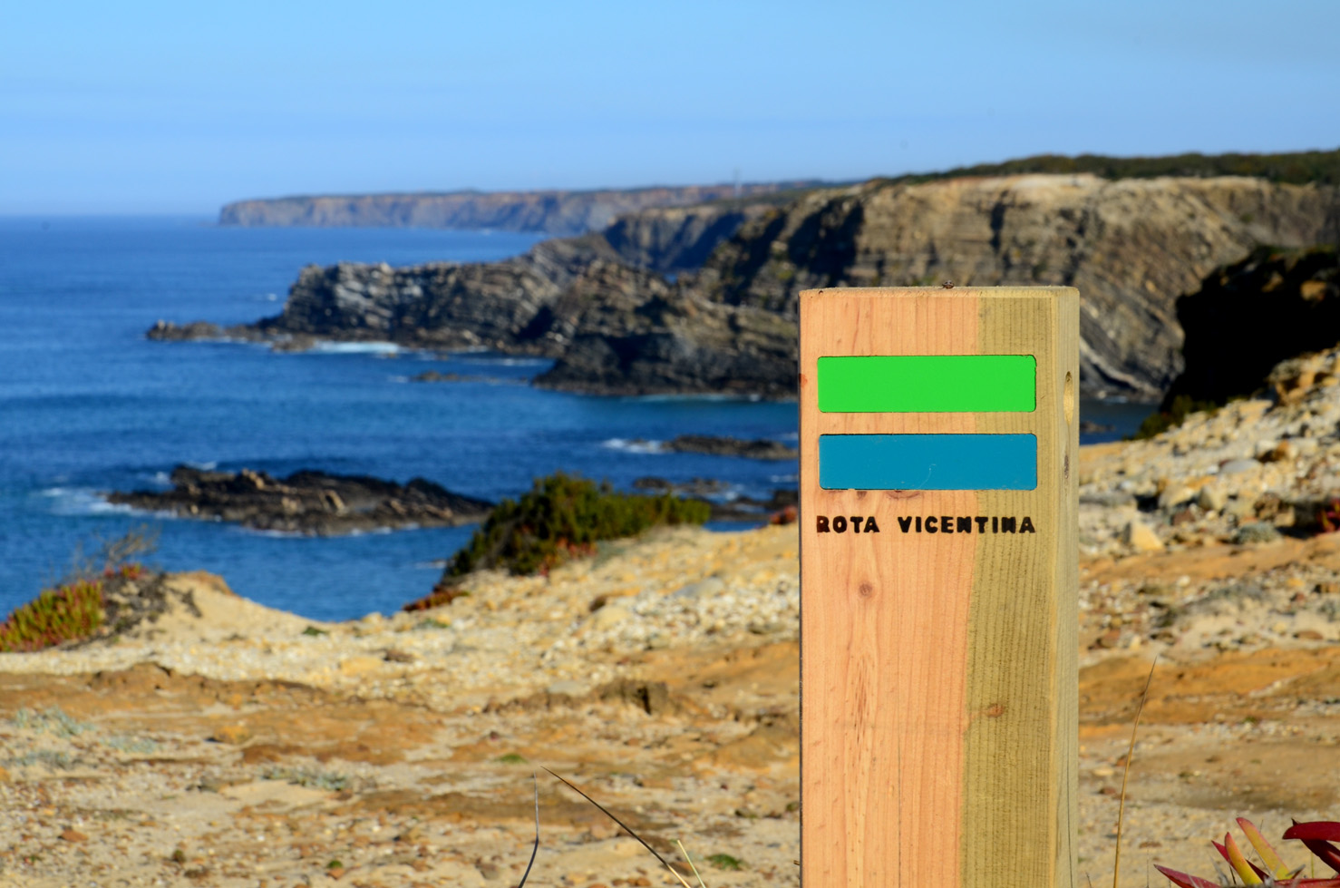 Walking the fisherman’s trail on the Costa Vicentina with guide.